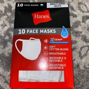 NEW/ NEVER OPENED Hanes face masks